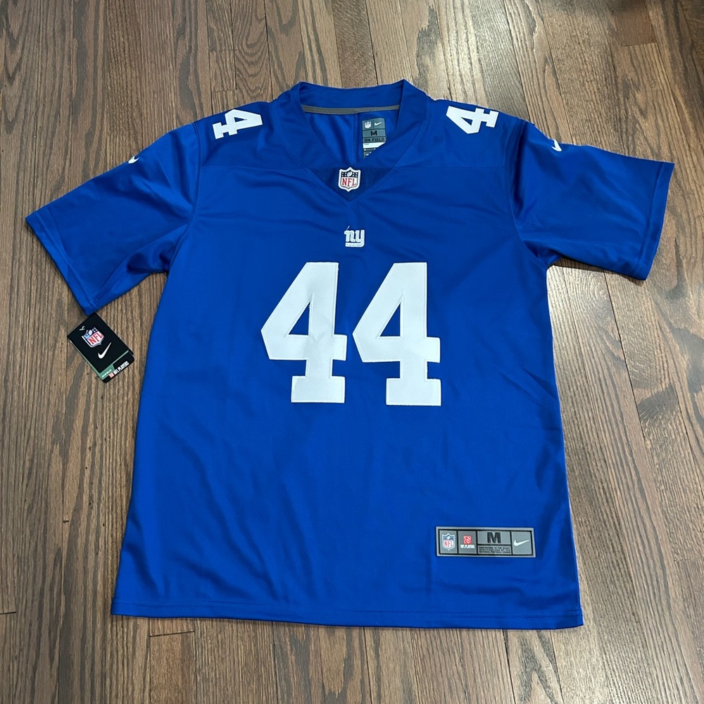 NFL Blue Jersey with Nike Logo Cam Skattebo